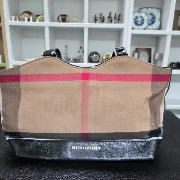 [BUNJANG] Burberry Canvas Tote Bag Black / 버버리 캔버스 토트백 블랙