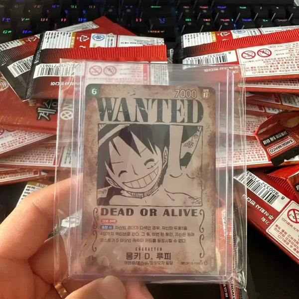 [BUNJANG] One Piece Luffy Wanted Poster Card / 원피스카드 루피 수배서