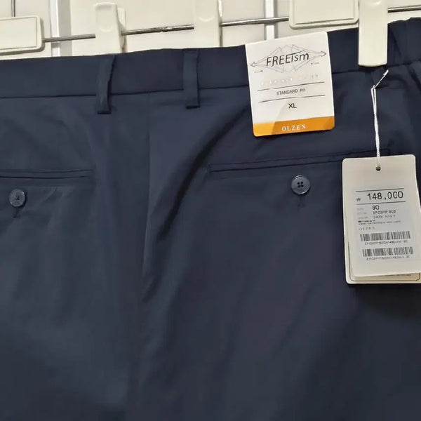 [BUNJANG] Olsen Men's Summer Span Pants Navy / 올젠/여름스판바지/네이비/새옷/정품/남성35-정36인치