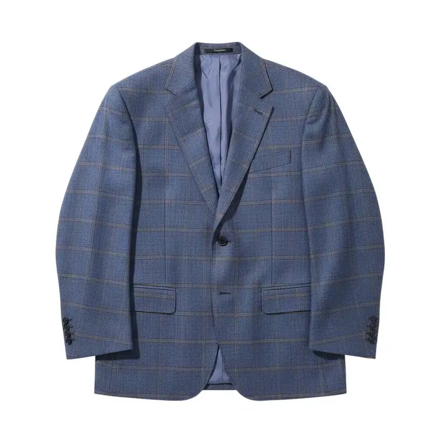 [BUNJANG] Men's Polka Check Pattern Single Jacket / 남성110/ POLKA 체크패턴 싱글자켓