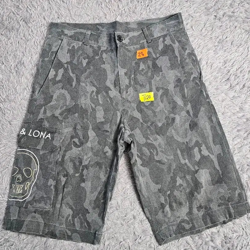[BUNJANG] Vintage Camo Cargo Shorts / 빈티지 카모 카고 반바지 30