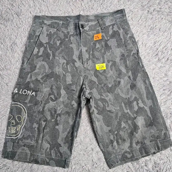 [BUNJANG] Vintage Camo Cargo Shorts / 빈티지 카모 카고 반바지 30
