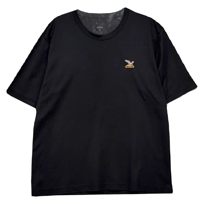 [BUNJANG] SALLEWA Black Training Functional Short Sleeve T-Shirt M / 살레와 블랙 트레이닝 기능성 반팔티 M