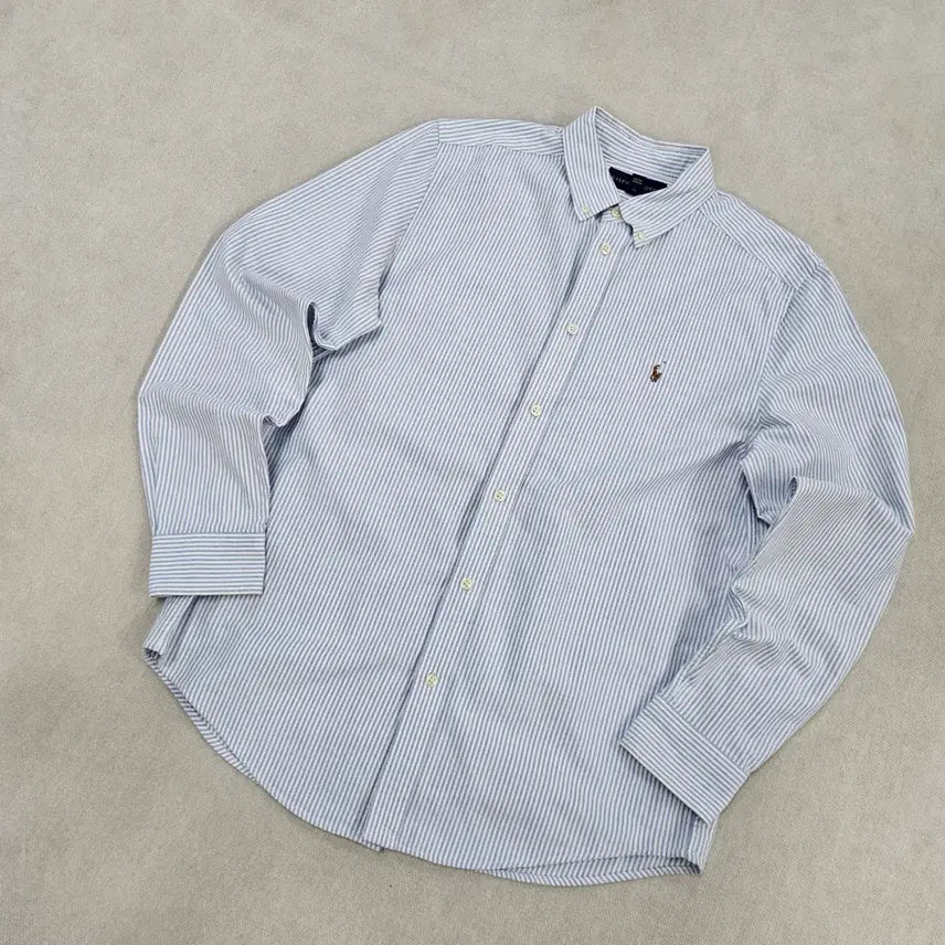 [BUNJANG] Polo Ralph Lauren Striped Oxford Shirt XL / XL(18-20) 폴로 스트라이프 옥스포드 셔츠 4423