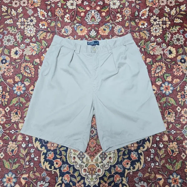 [BUNJANG] Polo by Ralph Lauren Tyler Chino Shorts Beige Relaxed Fit Two Pleats / [35] 폴로 랄프로렌 타일러 치노 반바지 베이지 (투턱 릴렉스핏)