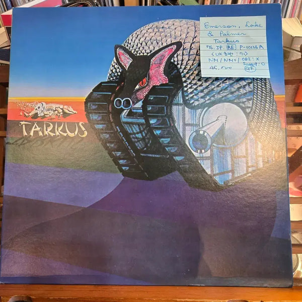 [BUNJANG] Emerson, Lake & Palmer Tarkus 1976 Japan Reissue LP / Emerson,Lake & Palmer.tarkus.76.JP.RE.NM/NM+.민트급LP