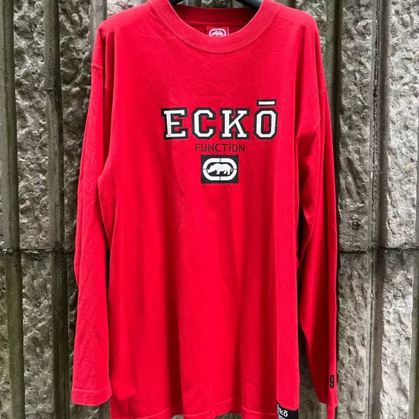 [BUNJANG] Ecko Unltd. Big Logo Long Sleeve T-Shirt / 에코 언리미티드(Ecko Unltd.) 빅로고 긴팔 티셔츠[올드스쿨 힙합 스케이터]