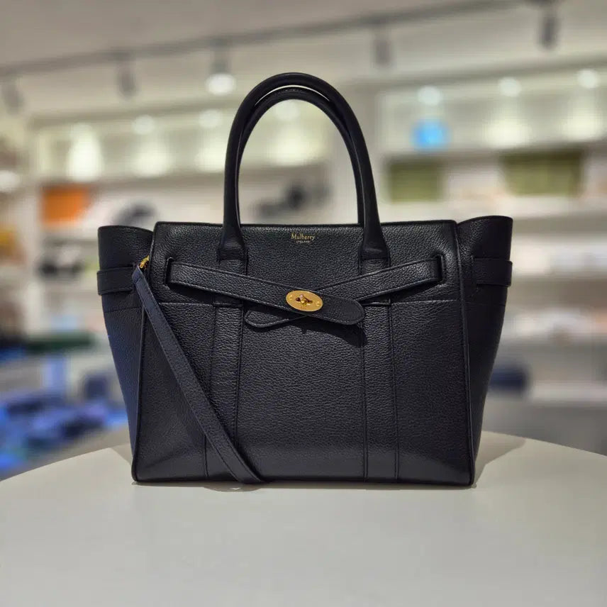 [BUNJANG] Mulberry Small Zipper Bayswater Bag Black / 멀버리 스몰 지퍼 베이스워터 백 블랙