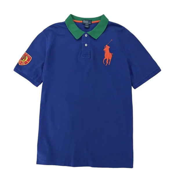 [BUNJANG] Polo Ralph Lauren Big Pony Pique Short Sleeve Polo Shirt Blue XL / 폴로 빅포니 피케 반팔 블루