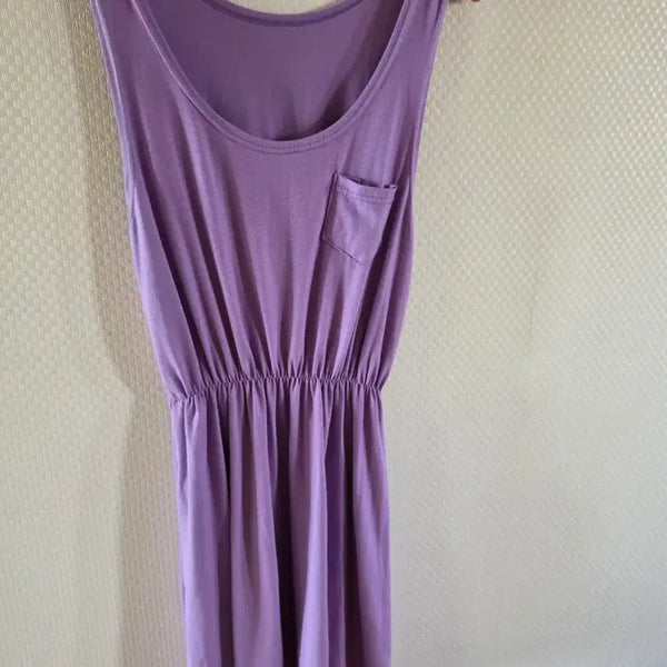 [BUNJANG] Purple Sleeveless Dress / 보라색 민소매 원피스