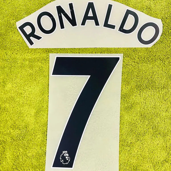 [BUNJANG] Manchester United 22-23 Away Ronaldo League Kit Name Set / 22-23 맨유 어웨이 호날두 리그 유니폼 마킹 축구 네임셋 EPL