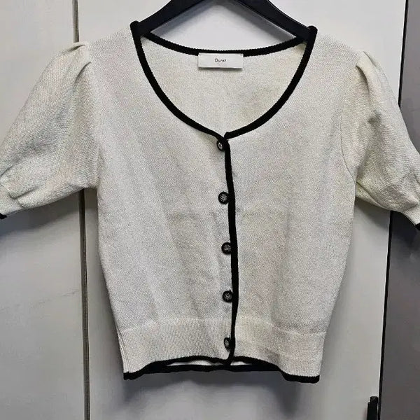 [BUNJANG] DUNST Women's Short Sleeve Knit Cardigan S / 던스트 여성 반팔 니트 가디건 S