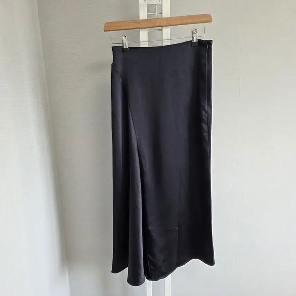 [BUNJANG] Satin Long Skirt / 새틴 롱 스커트 S