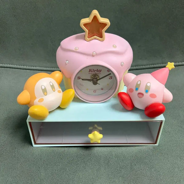 [BUNJANG] Kirby's Dream Buffet Ichiban Kuji B Prize Cupcake Desk Clock & Drawer / 별의 커비 제일복권 B상인 컵케이크 모양 탁상시계 및 서랍