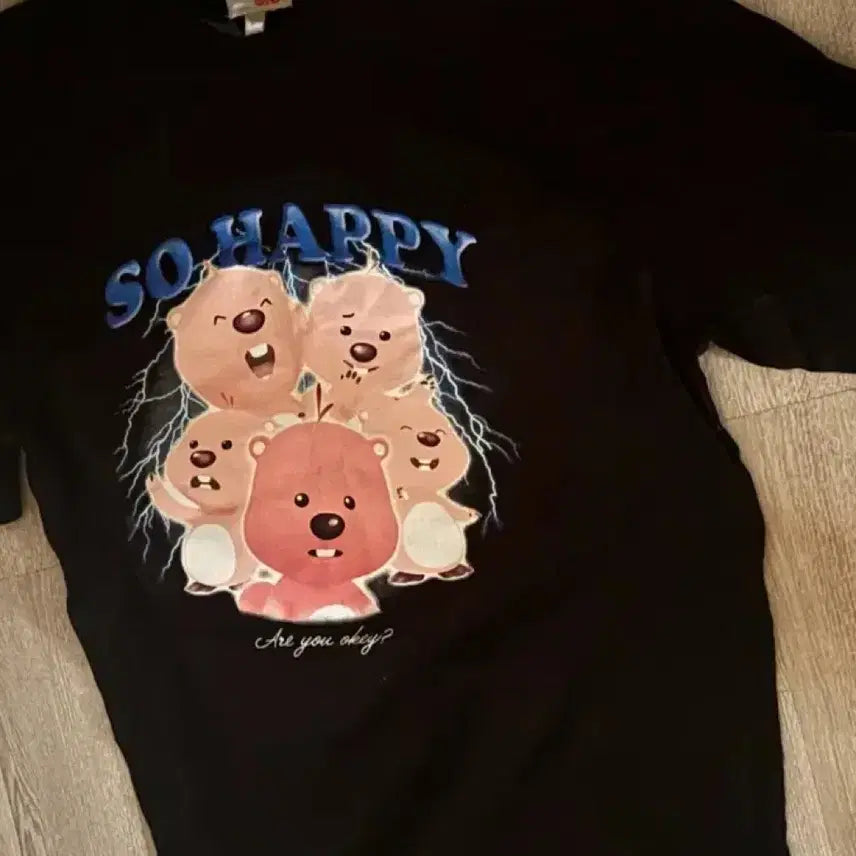 [BUNJANG] Spao Zanmang Luffy Short-Sleeve T-Shirt Size S / 스파오 잔망루피 반팔티 s