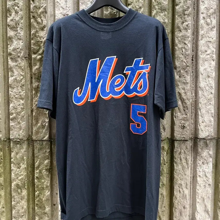 [BUNJANG] New York Mets 90s-00s Tsuyoshi Shinjo Short Sleeve T-Shirt / 뉴욕 메츠 90-00s 신조 츠요시 반팔 티셔츠[뉴욕 메이저리그 신조]