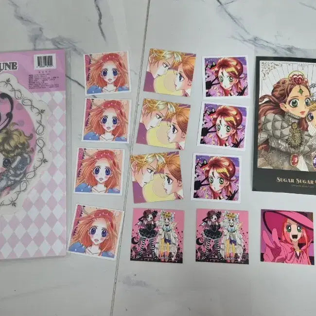 [BUNJANG] Sugar Sugar Rune Mousepad & Illustration Card Set / 슈가슈가룬 마우스패드 & 일러스트 카드 세트 새상품