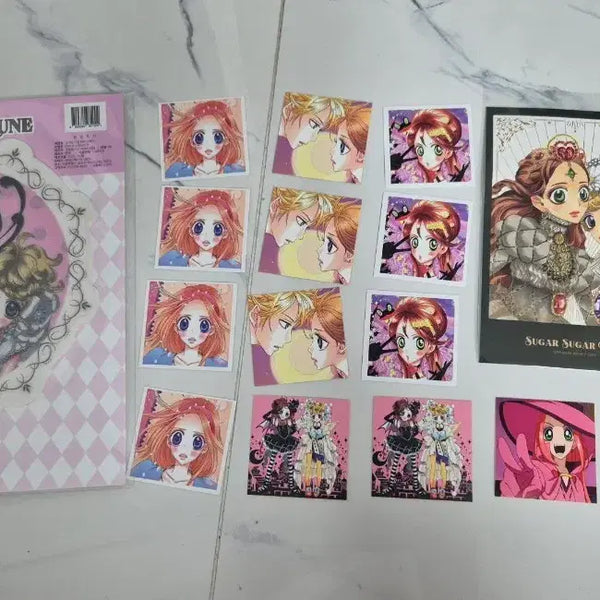 [BUNJANG] Sugar Sugar Rune Mousepad & Illustration Card Set / 슈가슈가룬 마우스패드 & 일러스트 카드 세트 새상품