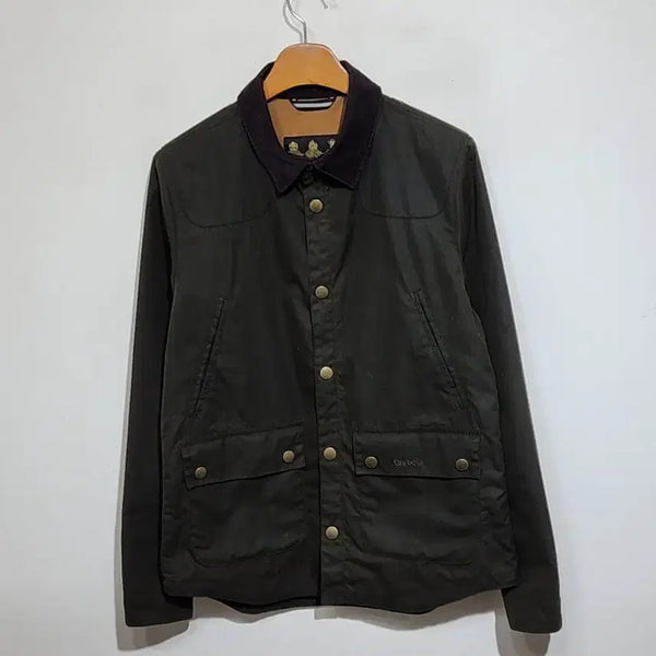 [BUNJANG] Barbour Reelin Wax Jacket / (M) 바버 왁스자켓 REELIN 코팅 왁싱점퍼 매장판