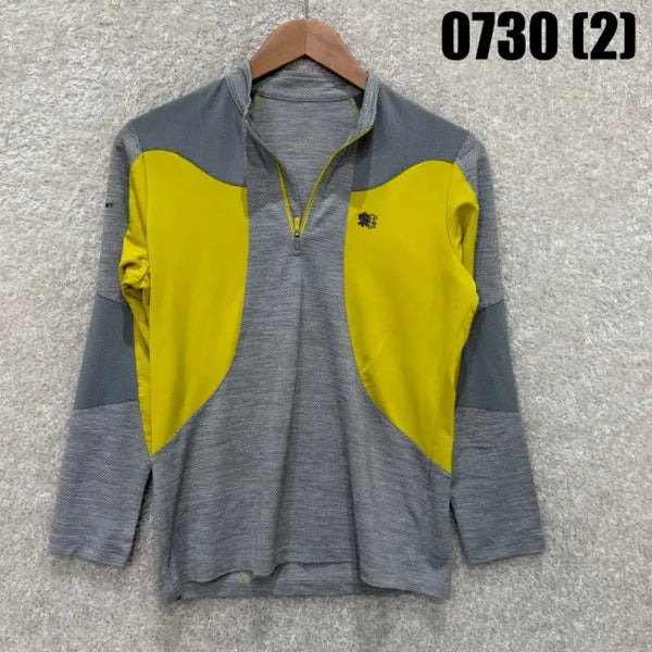 [BUNJANG] Sports Jersey Yellow/Grey Size S / 스포츠 져지 옐로우/그레이 s