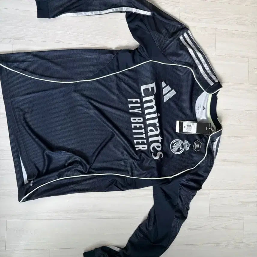 [BUNJANG] Adidas Real Madrid Long Sleeve Shirt / 아디다스 레알마드리드 롱슬리브