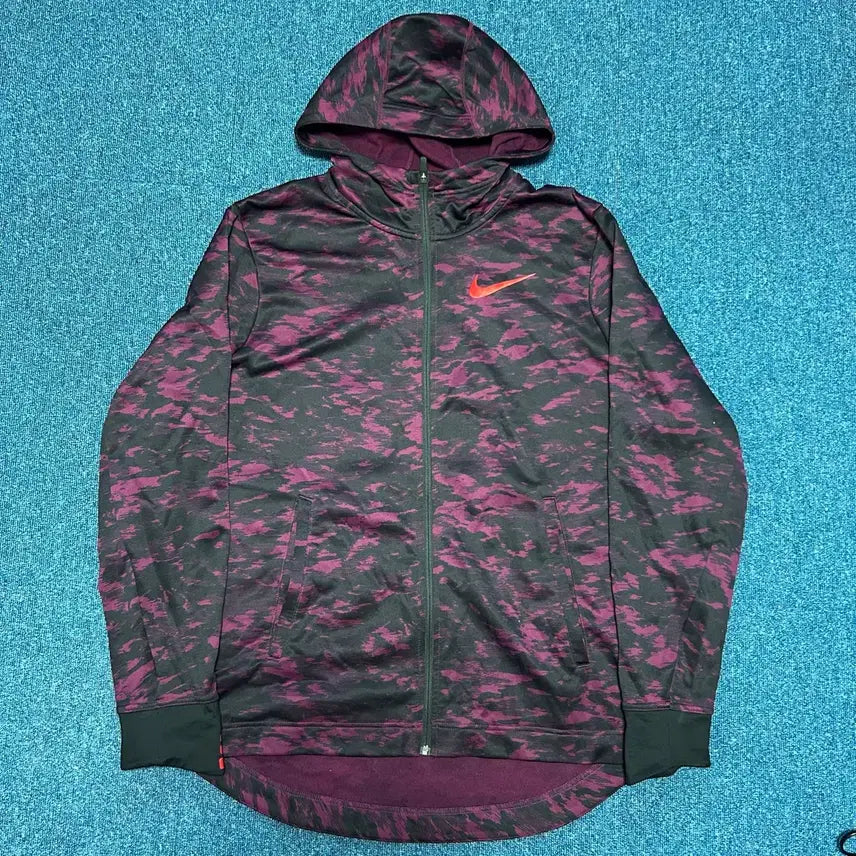 [BUNJANG] Nike Dri-FIT Camo Hoodie Zip-Up XL / 나이키 드라이핏 카모 후드집업 XL