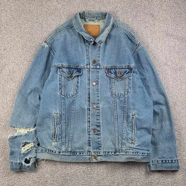 [BUNJANG] Levi's 90s Denim Trucker Jacket XL / 90's 리바이스 데님 트러커 자켓 ( XL ) / 13138