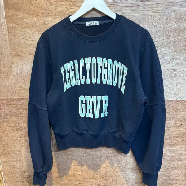 [BUNJANG] Grove Women's Sweatshirt Free Size / 그로브 여성 맨투맨 free사이즈