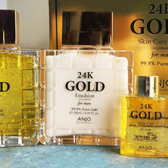 [BUNJANG] Ange 24K Gold Men's 2-Piece Set / 앙쥬24k 골드 남성 2종 세트