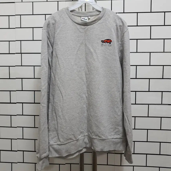 [BUNJANG] FILA Printing Sweatshirt / 형-23 필라 프린팅 맨투맨