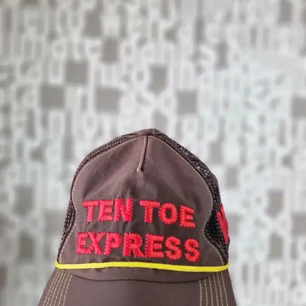 [BUNJANG] Alex Zono Ten Toe Express Trucker Hat Brown / 알렉스 조노 텐 토우 익스프레스 트러커 햇 브라운