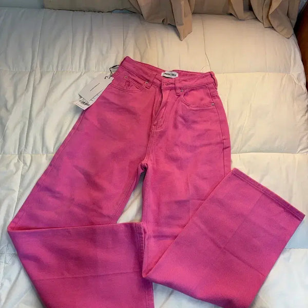 [BUNJANG] GENERAL IDEA Pink Denim Pants Size S / GENERAL IDEA 바지