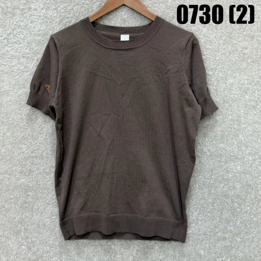 [BUNJANG] Stay True Short Sleeve Knit Brown S / Stay ture  반팔 니트 브라운 s