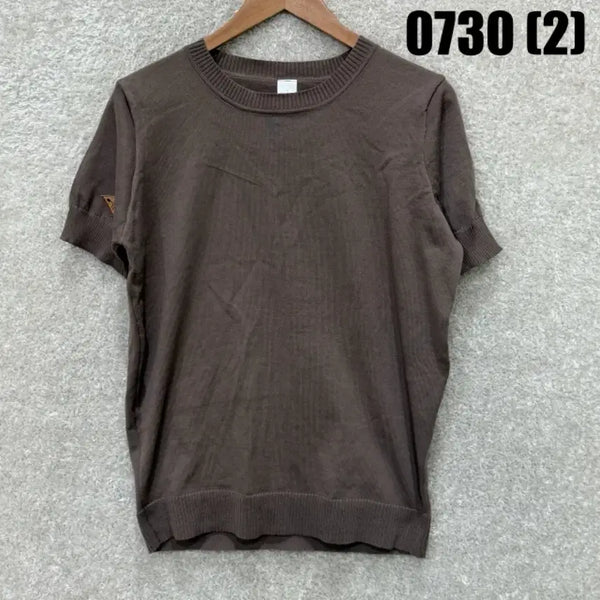 [BUNJANG] Stay True Short Sleeve Knit Brown S / Stay ture  반팔 니트 브라운 s