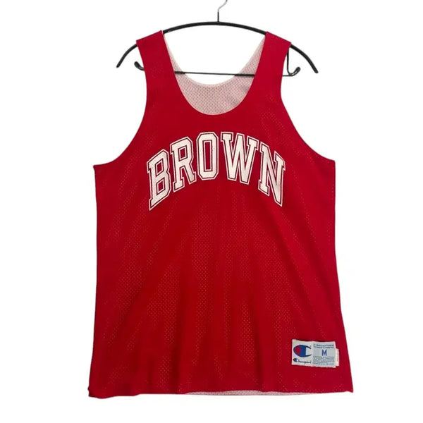 [BUNJANG] Champion Reversible Mesh Basketball Jersey White Red Size M / 챔피온 Champion 리버시블 화이트 레드 메쉬 농구 저지 나시 M