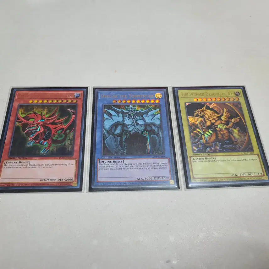 [BUNJANG] Yu-Gi-Oh! God Cards - The Triumvirate (English Set) / 유희왕 신의카드 삼환신 영판 세트