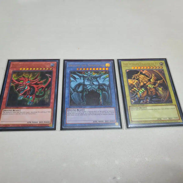 [BUNJANG] Yu-Gi-Oh! God Cards - The Triumvirate (English Set) / 유희왕 신의카드 삼환신 영판 세트