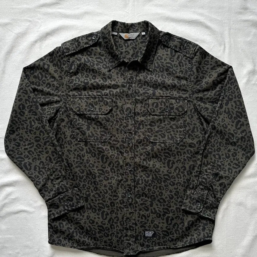 [BUNJANG] Carhartt WIP Leopard Adventure Shirt XL / 칼하트 WIP 레오파드 어드벤처 셔츠 XL