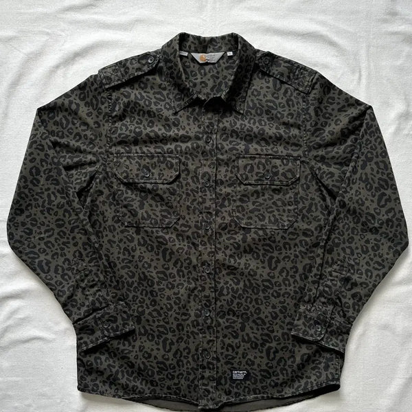 [BUNJANG] Carhartt WIP Leopard Adventure Shirt XL / 칼하트 WIP 레오파드 어드벤처 셔츠 XL