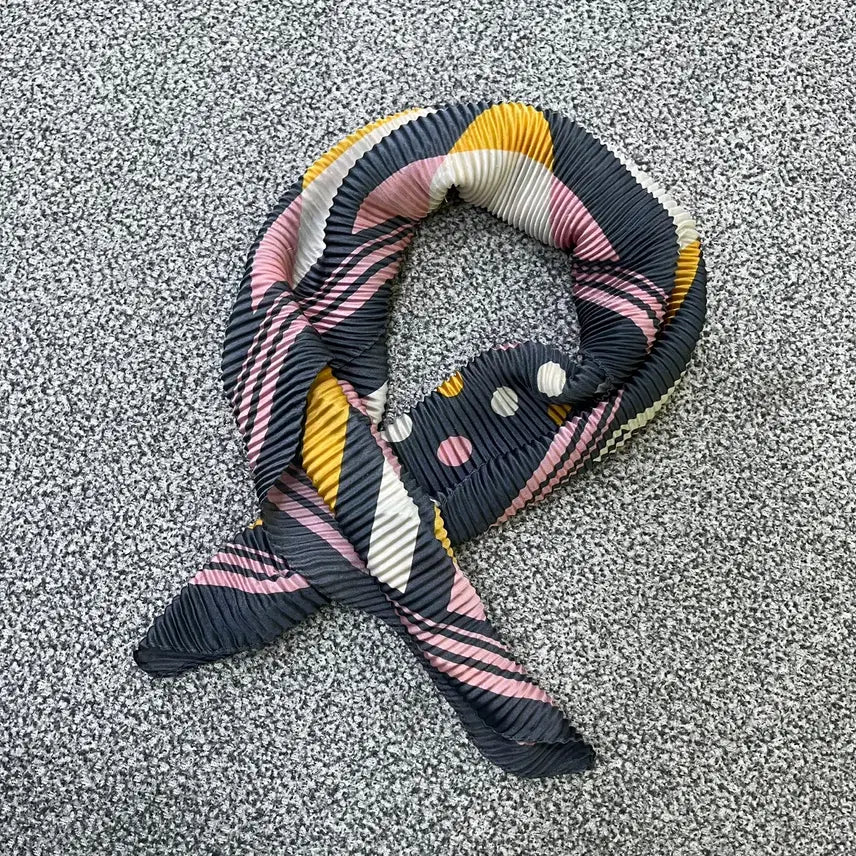 [BUNJANG] F Paris Elise Pleated Scarf / F 파리엘리스 플리츠 스카프 0730M2