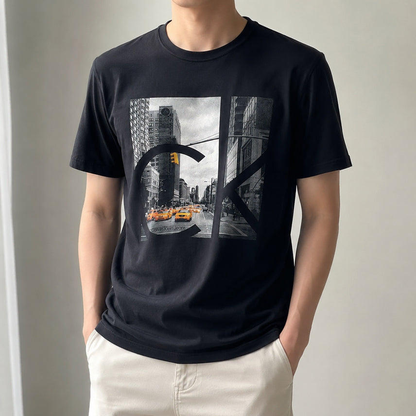 [BUNJANG] Calvin Klein Jeans T-Shirt / [100]캘빈클라인 진스 반팔 티셔츠