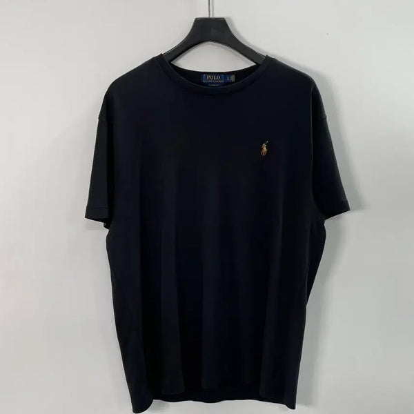 [BUNJANG] Polo Ralph Lauren Pony Black T-Shirt / 폴로 랄프로렌 포니 블랙 반팔티  (on.1557)