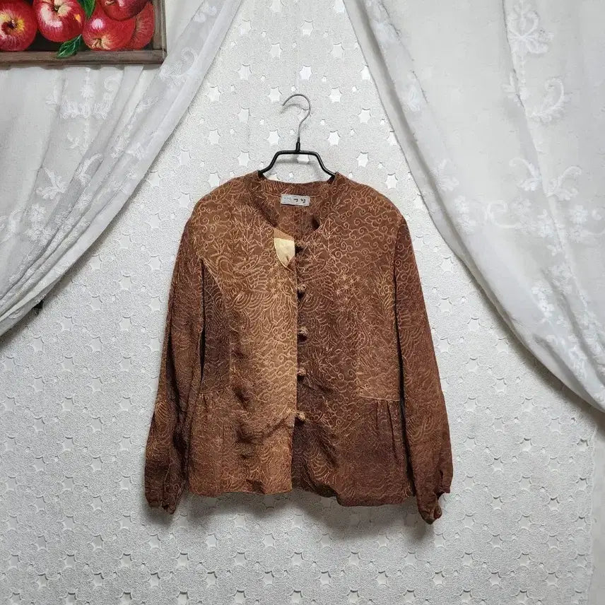 [BUNJANG] Yeonhyang In-yeon Shirt Jacket (Women's 66) / 우리옷 연향 인견 셔츠형자켓 여성66