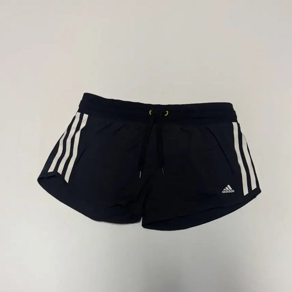 [BUNJANG] Adidas Women's Three-Stripes Training Banded Shorts S Black / 여성 아디다스 삼선 트레이닝 밴딩 쇼츠 반바지 S 블랙