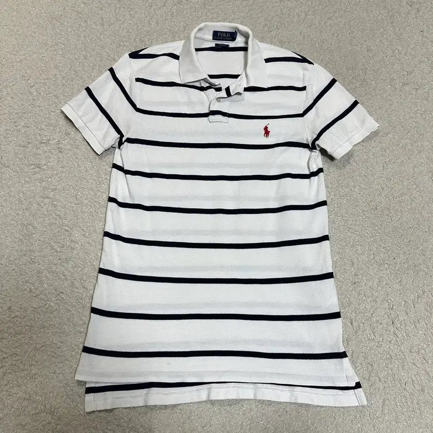 [BUNJANG] Polo Ralph Lauren Striped Short Sleeve Polo Shirt S / 폴로 랄프로렌 단가라 반팔 카라티 s