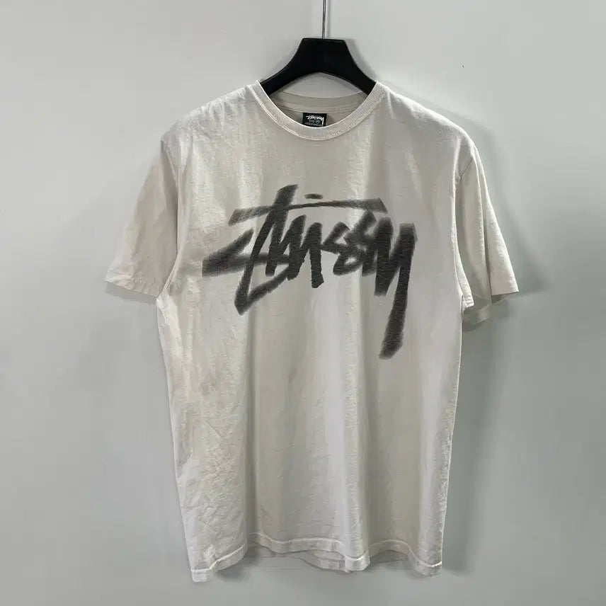 [BUNJANG] Stussy Digi Stock Big Logo T-Shirt / 스투시 디지 스탁 빅로고 반팔티  (on.1559)