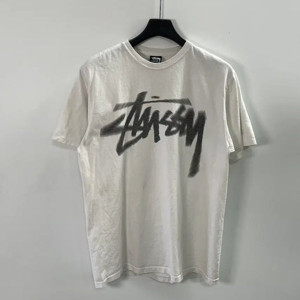 [BUNJANG] Stussy Digi Stock Big Logo T-Shirt / 스투시 디지 스탁 빅로고 반팔티  (on.1559)