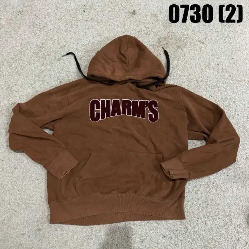 [BUNJANG] CHARM'S Brown Hoodie L / CHARM'S 브라운 후드티 L