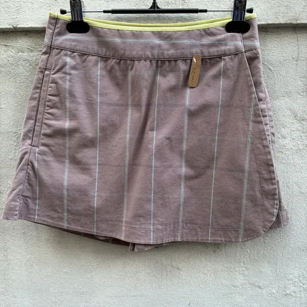 [BUNJANG] Adidas Check Wrap Skirt Pants / 아디다스 체크 랩 스커트 팬츠