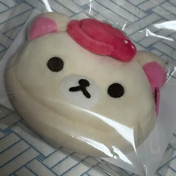 [BUNJANG] Ediya Rilakkuma Collaboration Korilakkuma Doll Pouch Keychain / 이디야 리락쿠마 콜라보 코리락쿠마 인형 파우치 키링
